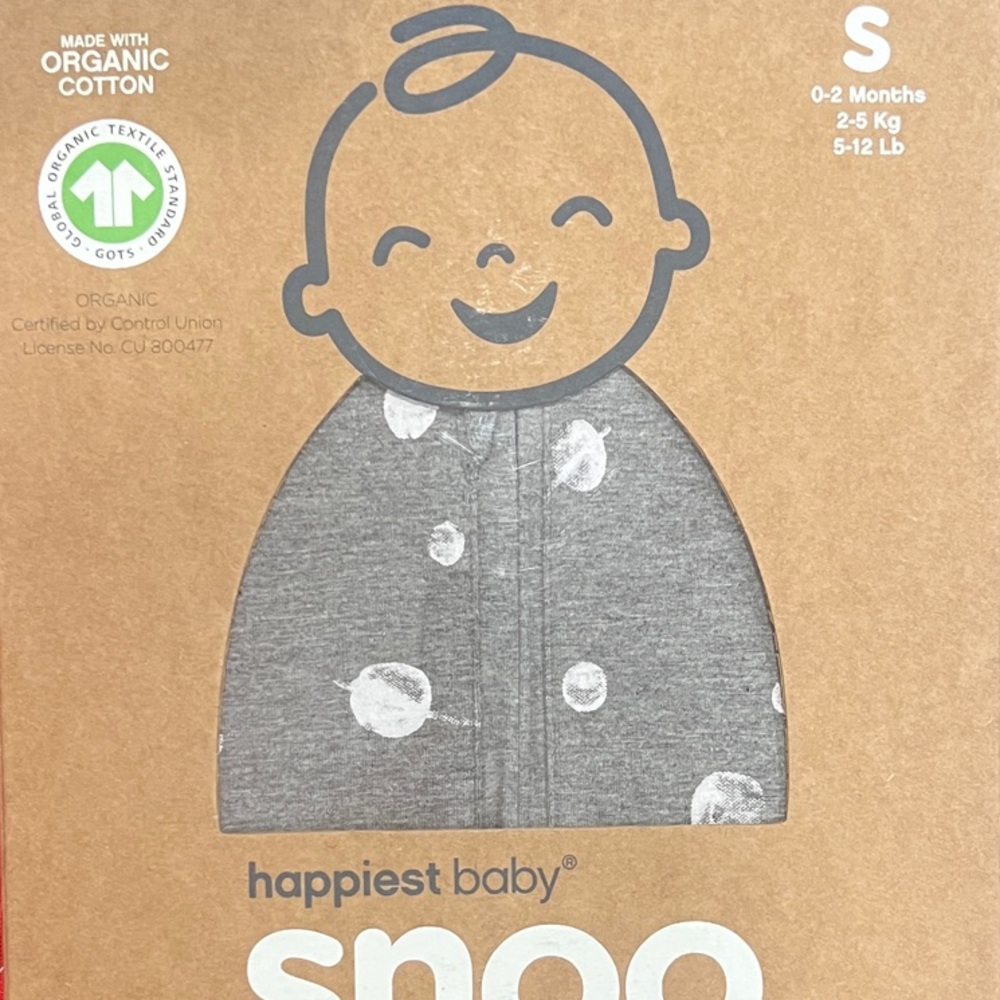 Happiest Baby Gray Organic Cotton Sleep Sack